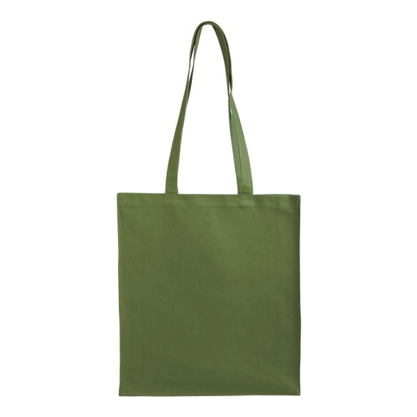 Immagine Shopper con soffietto in cotone 220 g/m2, manici lunghi