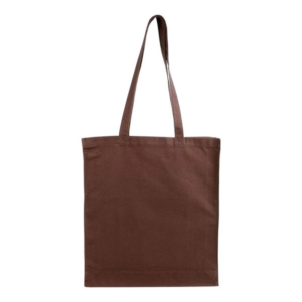 Immagine Shopper con soffietto in cotone 220 g/m2, manici lunghi