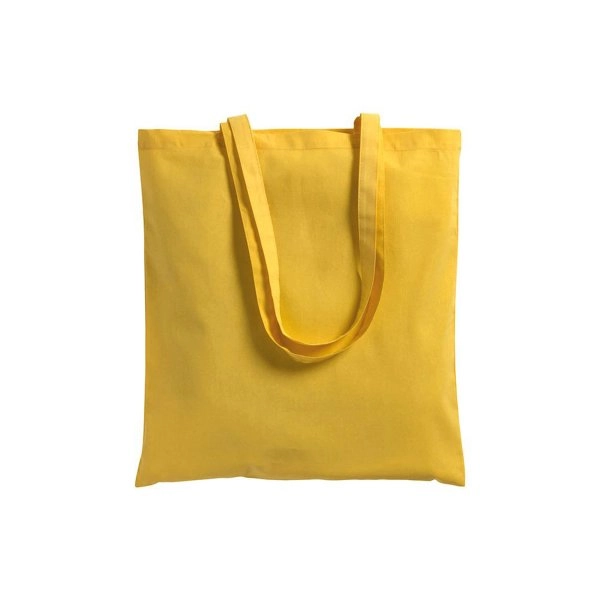 Immagine Shopper con soffietto in cotone 220 g/m2, manici lunghi