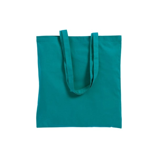Immagine Shopper con soffietto in cotone 220 g/m2, manici lunghi