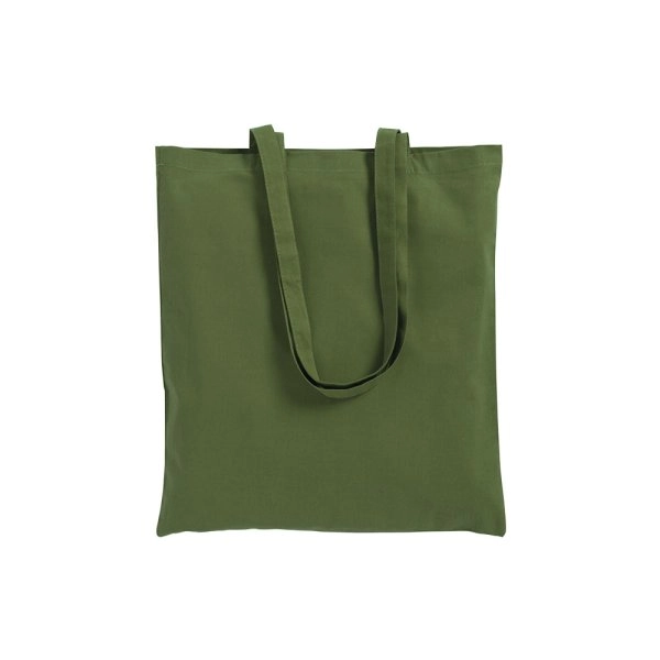 Immagine Shopper con soffietto in cotone 220 g/m2, manici lunghi
