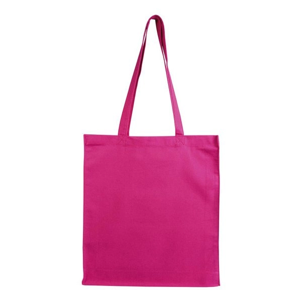Immagine Shopper con soffietto in cotone 220 g/m2, manici lunghi