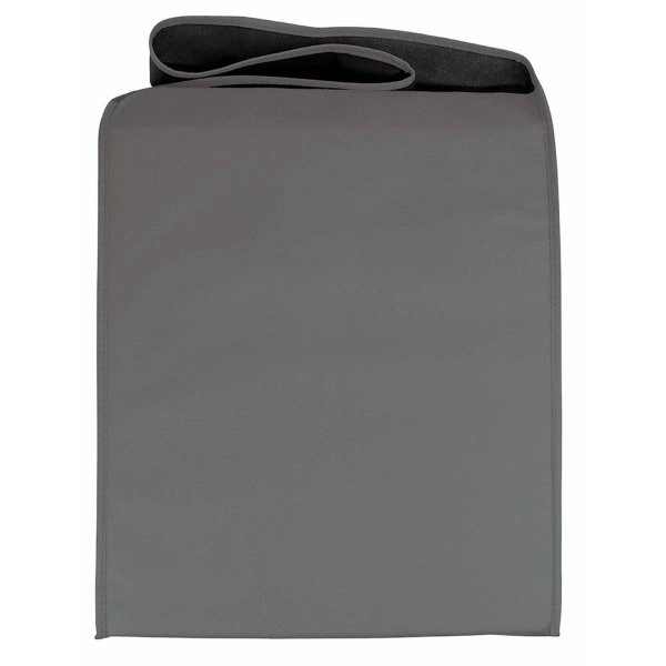 Immagine Shopper bicolore in TNT, tracolla e soffietto