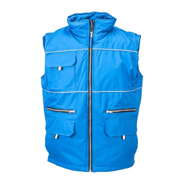 Gilet imbottito di poliestere impermeabilizzato