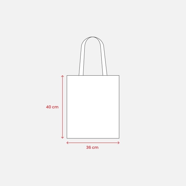 Immagine Shopper in TNT 70 g/m2 termosaldato, manici lunghi