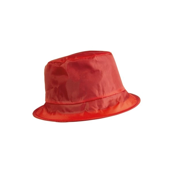 Immagine Cappello in poliestere impermeabile ripiegabile in bustina