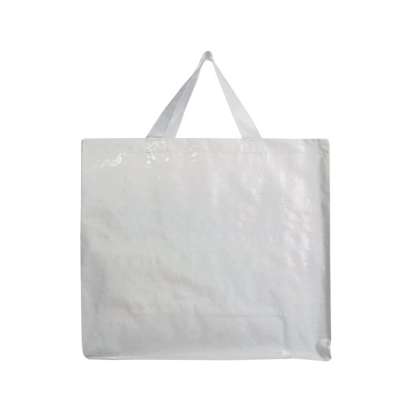 Immagine Shopper con soffietto in PP laminato 120 g/m2, manici lunghi a nastro