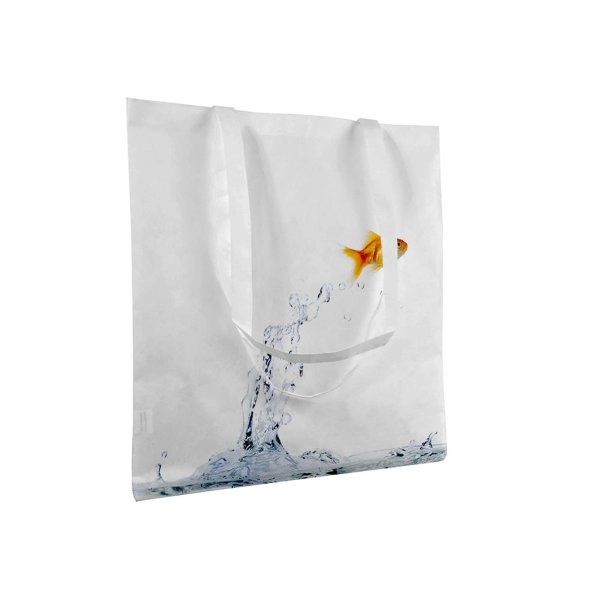 Immagine Shopper in TNT 80 g/m2 resistente al calore, adatta per la stampa a sublimazione
