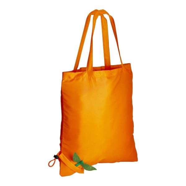 Immagine Shopper ripiegabile a forma di arancia, mora e limone in poliestere 190T