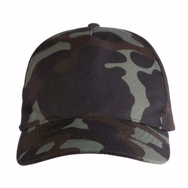 Immagine Cappellino mimetico in cotone, 5 pannelli