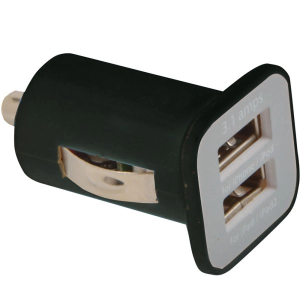 Micro caricabatterie USB da auto , con doppia porta USB