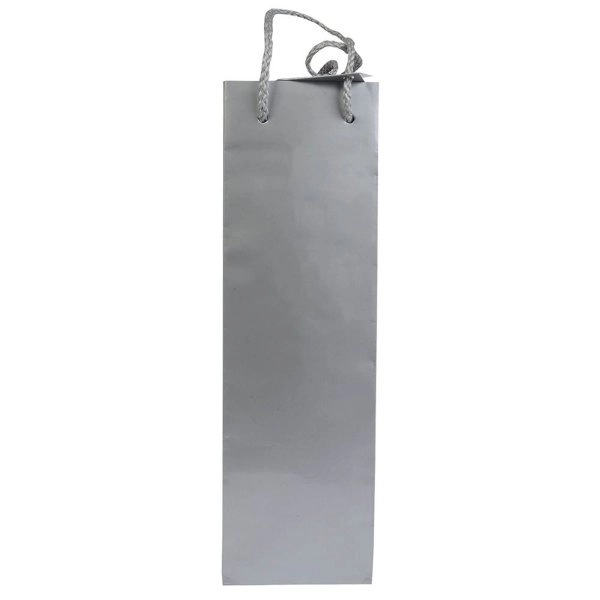 Immagine Shopper con soffietto porta bottiglia in carta laminata 157 g/m2 con rinforzo alla base