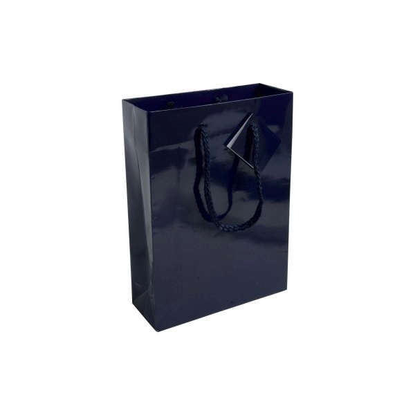 Immagine Shopper con soffietto in carta laminata 157 g/m2 con rinforzo alla base