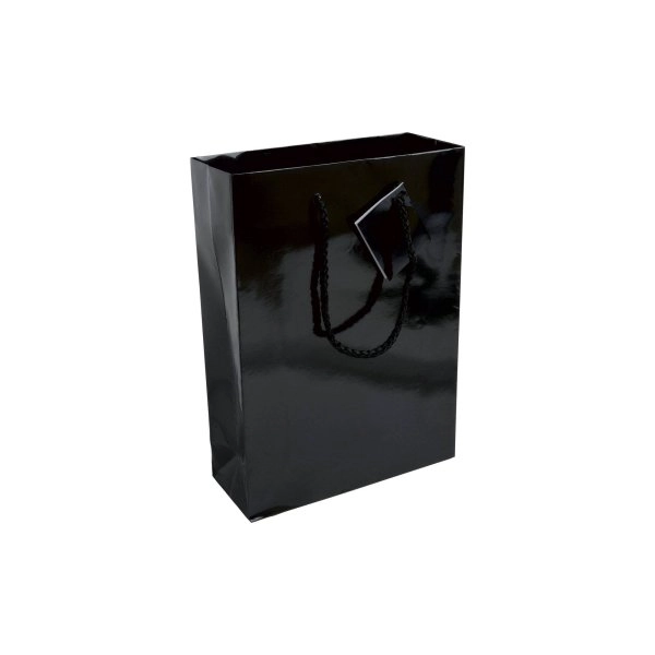 Immagine Shopper con soffietto in carta laminata 157 g/m2 con rinforzo alla base