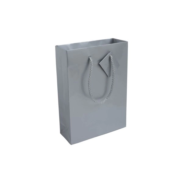 Immagine Shopper con soffietto in carta laminata 157 g/m2 con rinforzo alla base