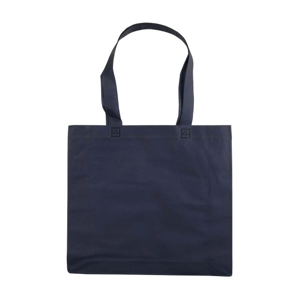 Immagine Shopper con soffietto in TNT 80 g/m2 termosaldato, manici lunghi