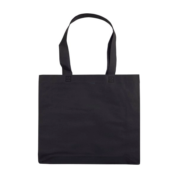 Immagine Shopper con soffietto in TNT 80 g/m2 termosaldato, manici lunghi