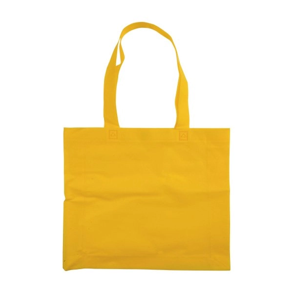 Immagine Shopper con soffietto in TNT 80 g/m2 termosaldato, manici lunghi