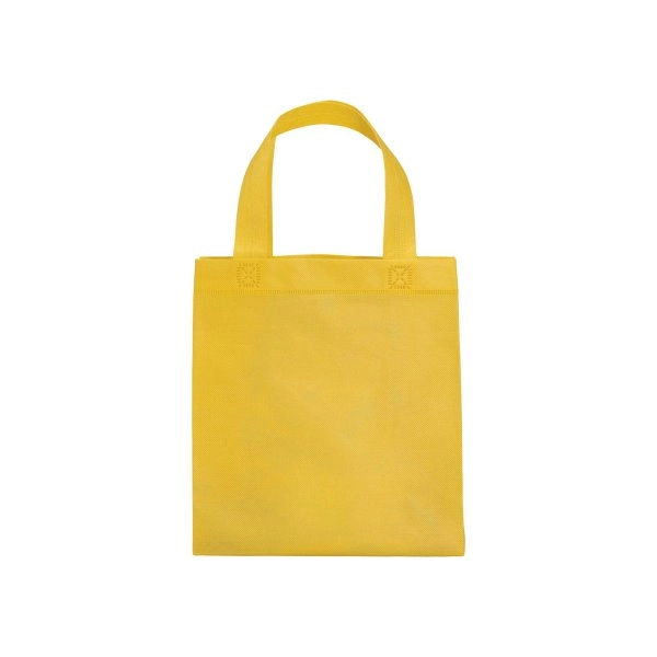 Immagine Shopper mini con soffietto in TNT 80 g/m2, manici corti