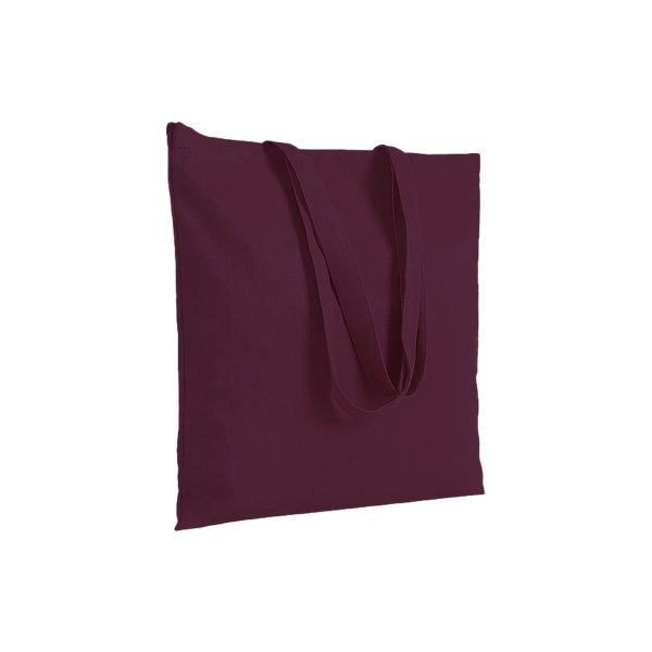 Immagine Shopper in cotone 130 g/m2, manici lunghi