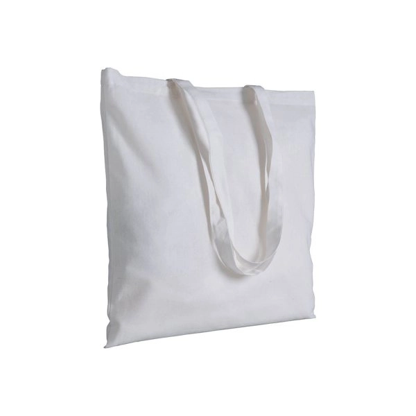 Immagine Shopper in cotone 130 g/m2, manici lunghi