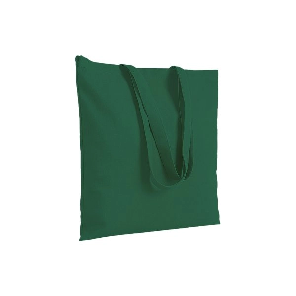 Immagine Shopper in cotone 130 g/m2, manici lunghi