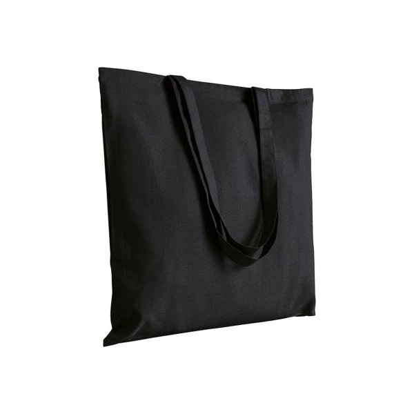 Immagine Shopper in cotone 130 g/m2, manici lunghi