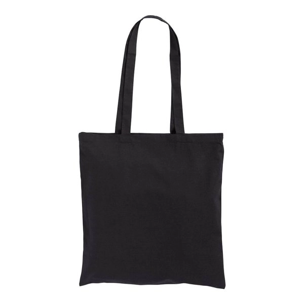 Immagine Shopper in cotone 130 g/m2, manici lunghi