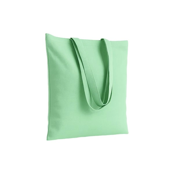 Immagine Shopper in cotone 130 g/m2, manici lunghi