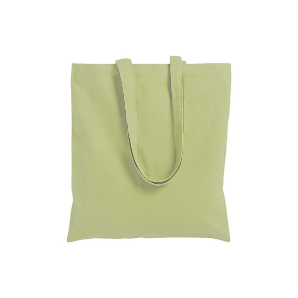 Immagine Shopper in cotone 130 g/m2, manici lunghi