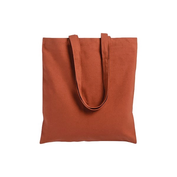 Immagine Shopper in cotone 130 g/m2, manici lunghi