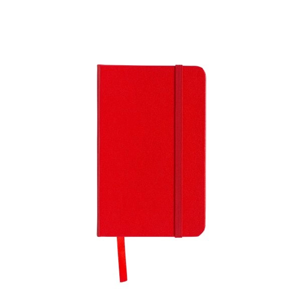 Immagine Quaderno in PVC con elastico colorato, fogli bianchi (80 pag.), segnalibro in raso