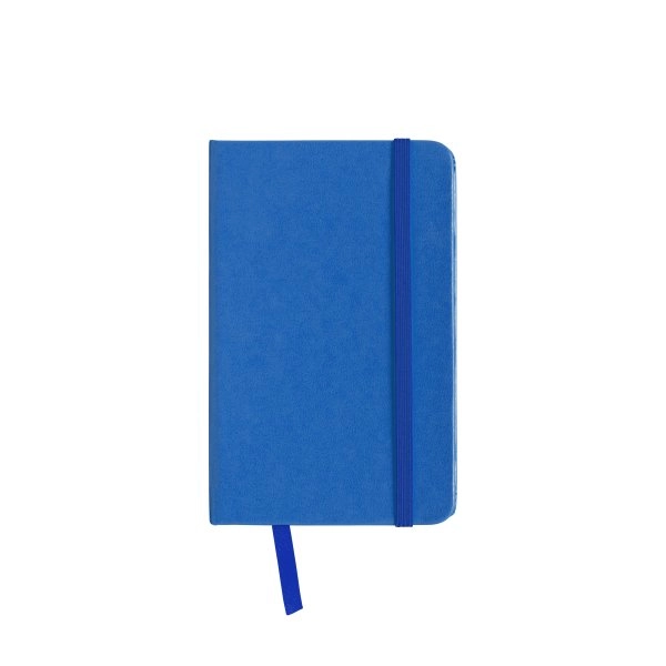 Immagine Quaderno in PVC con elastico colorato, fogli bianchi (80 pag.), segnalibro in raso
