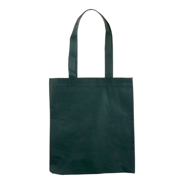 Immagine Shopper con soffietto in TNT 80 g/m2 termosaldato, manici lunghi