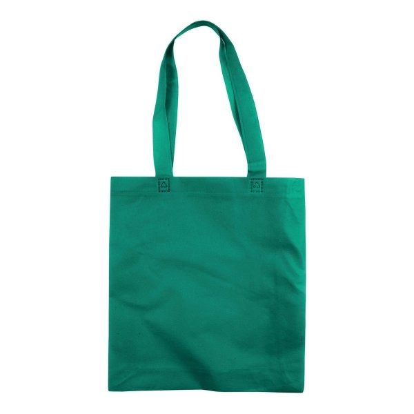Immagine Shopper con soffietto in TNT 80 g/m2 termosaldato, manici lunghi