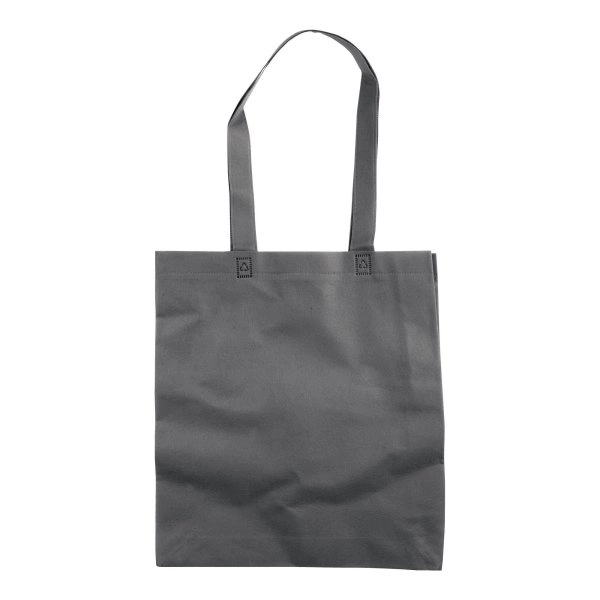 Immagine Shopper con soffietto in TNT 80 g/m2 termosaldato, manici lunghi