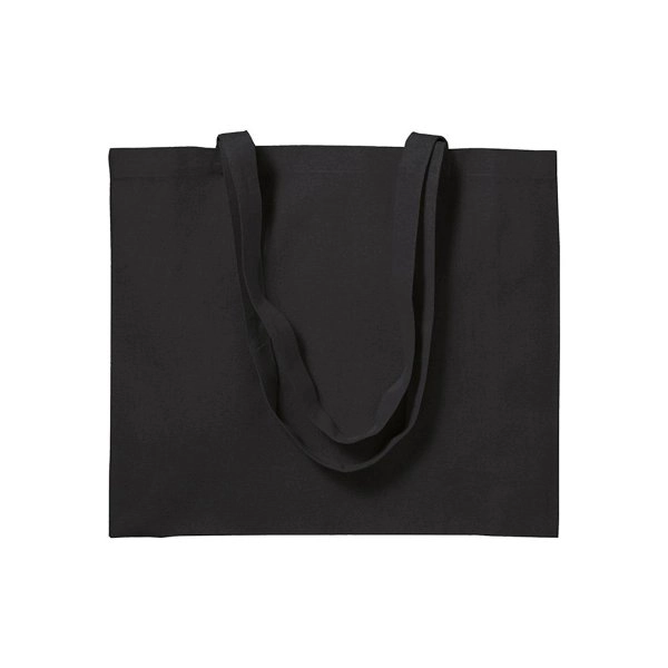 Immagine Shopper con soffietto in cotone 200 g/m2, manici lunghi