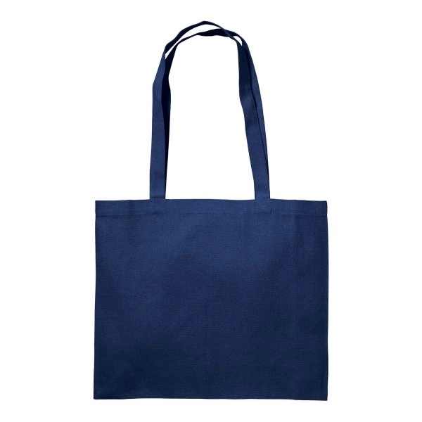 Immagine Shopper con soffietto in cotone 200 g/m2, manici lunghi