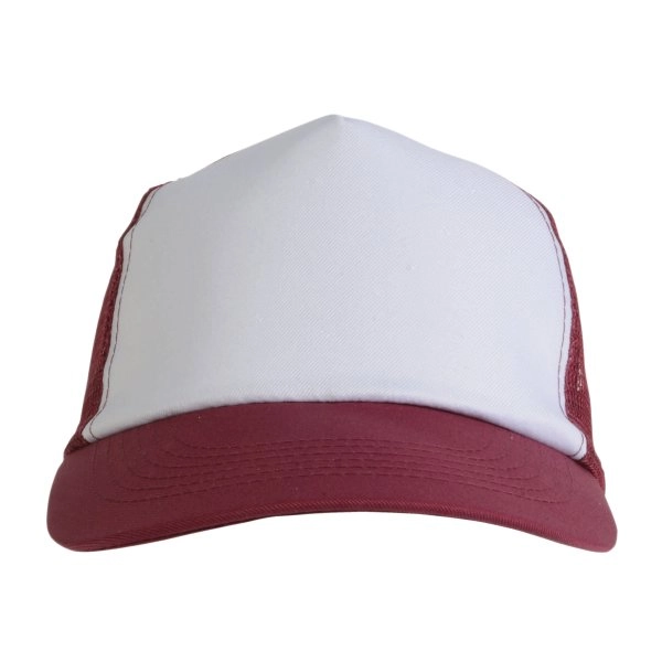 Immagine Cappellino in poliestere, 5 pannelli con calotta a rete