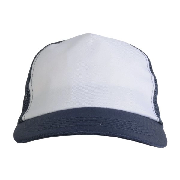 Immagine Cappellino in poliestere, 5 pannelli con calotta a rete
