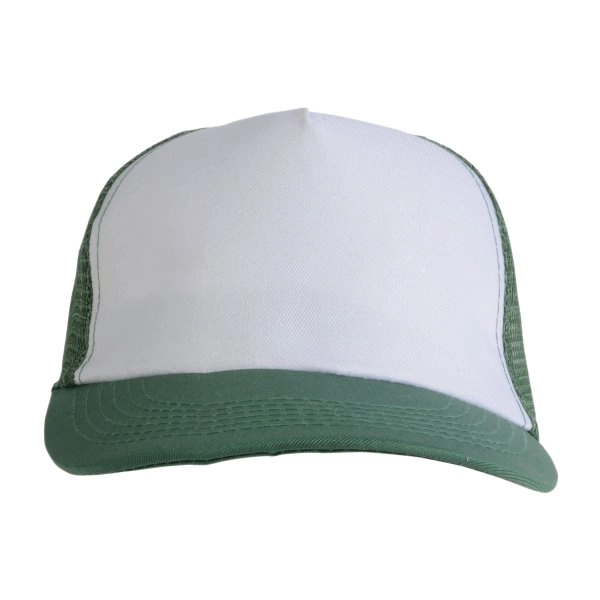 Immagine Cappellino in poliestere, 5 pannelli con calotta a rete