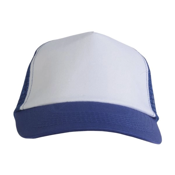 Immagine Cappellino in poliestere, 5 pannelli con calotta a rete