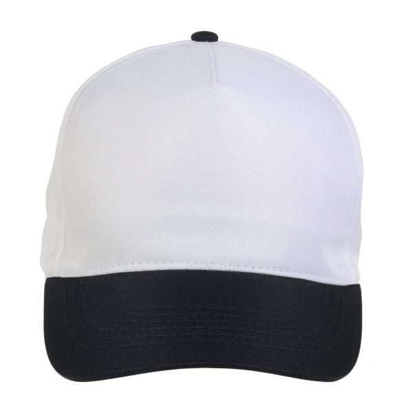 Immagine Cappellino in poliestere, 5 pannelli, regolazione a velcro