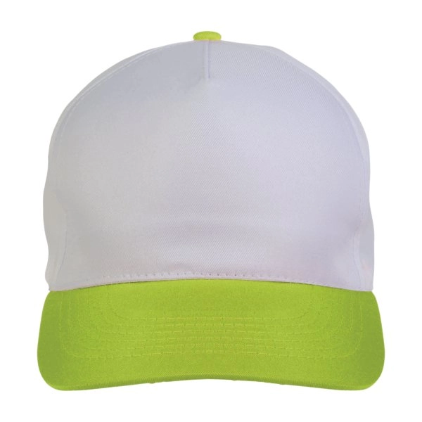 Immagine Cappellino in poliestere, 5 pannelli, regolazione a velcro
