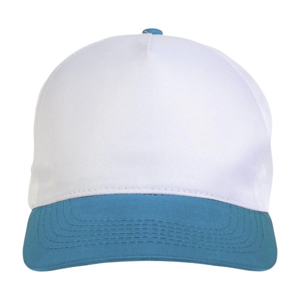 Immagine Cappellino in poliestere, 5 pannelli, regolazione a velcro