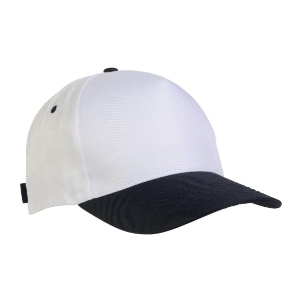 Immagine Cappellino in poliestere, 5 pannelli, regolazione a velcro