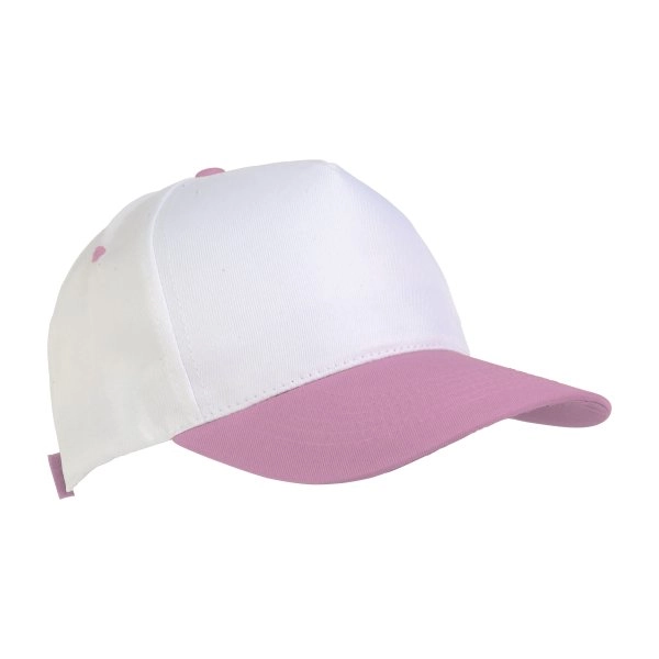 Immagine Cappellino in poliestere, 5 pannelli, regolazione a velcro