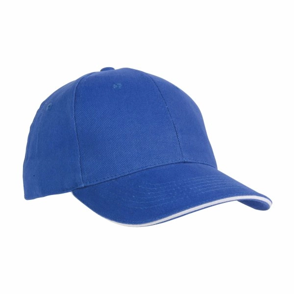 Cappellino in cotone pesante, 6 pannelli con visiera 