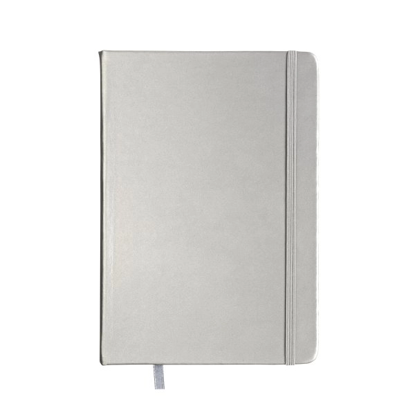 Immagine Quaderno in PU con elastico colorato, fogli a righe (80 pag.) colore avorio, segnalibro in