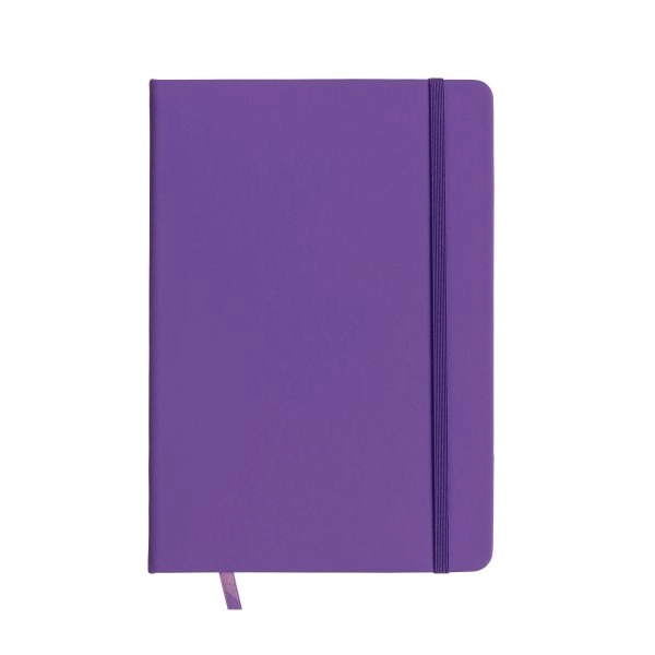 Immagine Quaderno in PU con elastico colorato, fogli a righe (80 pag.) colore avorio, segnalibro in